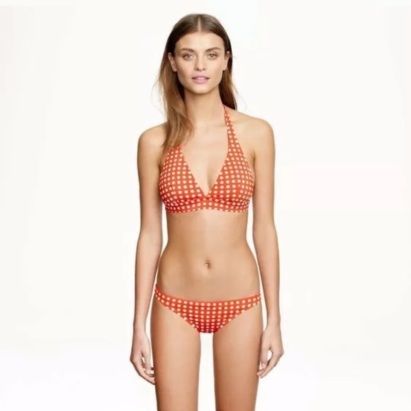 J. Crew Other - J. CREW Swimsuit Womens Medium GRID DOT BIKINI